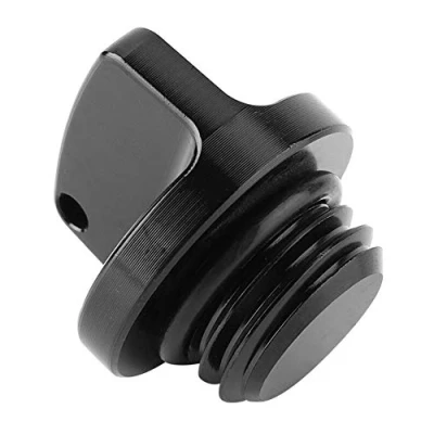 Abbildung von KSTE Schwarz CNC Alu Tankdeckel Stecker Abdeckung for Honda CRF150R CB250F Yamaha Kawasaki Suzuki