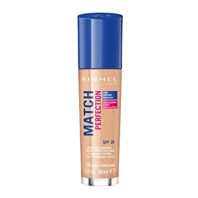 Abbildung von Rimmel Match Perfection Foundation 010 Light Porcelain