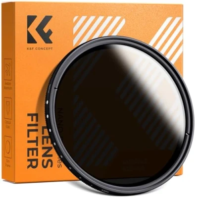 Abbildung von K&amp;F Concept B Serie 55mm ND Filter Variabler ND2 ND400 (1 9 Stop) Slim Neutral Graufilter