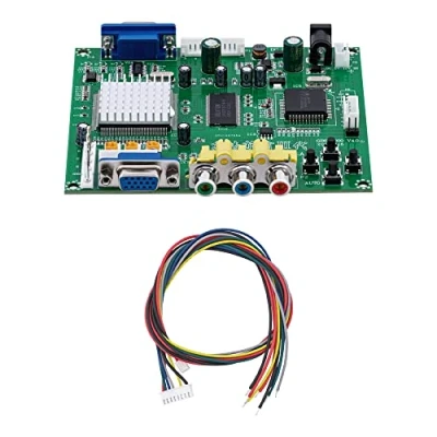 Abbildung von Mcbazel Arcade Game RGB/CGA/EGA zu VGA HD Video Ausgabe Konverterkarte für Monitor zu/CRT/LCD/PDP Projektor