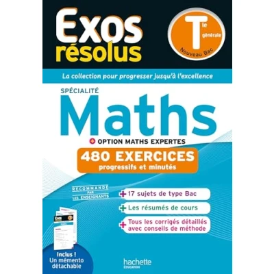 Abbildung von Exos résolus spécialité Maths + Option expertes Tle