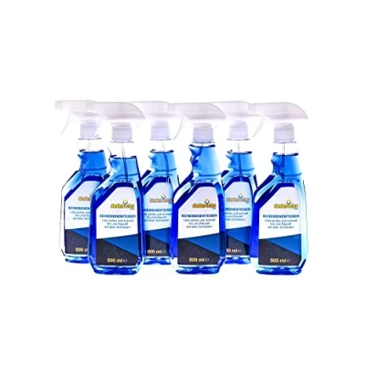 Abbildung von Dederichs Scheibenenteiser 3 Liter, sekundenschnelles enteisen von Scheiben einfach ohne kratzen,klare Sache &amp; klare Sicht,6 teiliges Set