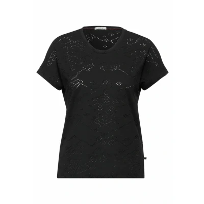 Abbildung von Cecil Tshirt print, Damen, Größe: Small, Schwarz