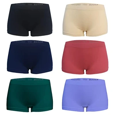 Abbildung von Libella 6er Pack Damen Boxershorts Microfaser Mehrpack Seamless 3908 UN4 S/M