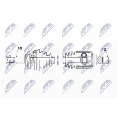 Abbildung von Antriebswelle NTY NPW NS 108