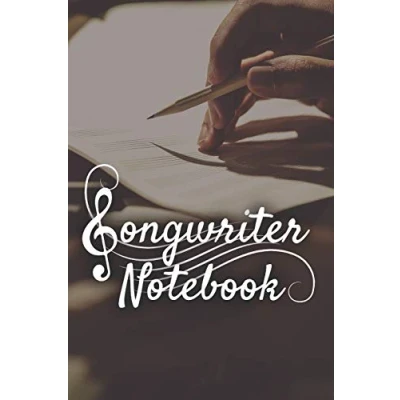 Abbildung von Songwriter Notebook: Musiker Tagebuch I Notenheft oder Notizbuch für Songtexte