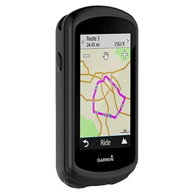 Abbildung von subtel® Schutzhülle kompatibel mit Garmin Edge 1030 / Plus Silikonhülle Schutz Tasche Silikon Hülle, Fahrrad Navi Case GPS Cover Bumper Etui schwarz