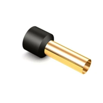 Abbildung von VIABLUE Aderendhülsen * Hochreines OFC Kupfer 24 Karat Echtvergoldung Crimp Sleeves 25.0 MM² 10 Stück