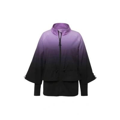 Abbildung von Ulla Popken Hyprar Functional Regenjacke / wasserabweisende Jacke, Damen, Größe: 46/48, Black