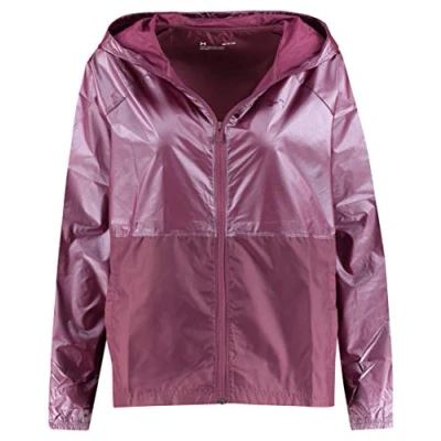 Abbildung von Under Armour Damen Oberteil Metallic Woven Fz, Violett, S, 1349347 569