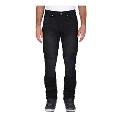 Abbildung von Modeka Motorradhose Glenn II Herren Jeans Soft Wash Black Kurz 34