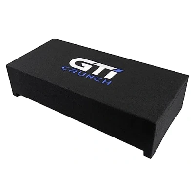 Abbildung von Crunch GTi200S 20 cm (8) Downfire Gehäusesubwoofer mit Passiv Membran Auto Subwoofer (200 W)