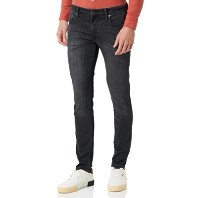 Abbildung von Jack &amp; Jones Jjieddie Jjwade Jeans Straight Leg, Herren, Größe: 28x32, Black denim