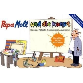 Abbildung von Papa Moll macht Kunst: Mal und Spielblock (Papa Spielhefte)