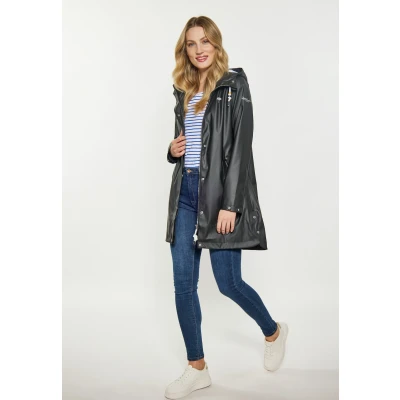 Abbildung von SCHMUDDELWEDDA Damen Regenmantel L / Schwarz 100% Polyester