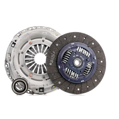 Abbildung von VALEO KIT3P 832086 Kupplungssatz für Motoren ohne Zweimassenschwungrad mit Kupplungsdruckplatte Kupplungsscheibe, Ausrücklager 240