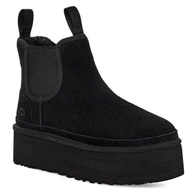 Abbildung von UGG Neumel Platform Chelsea Plateaustiefelette, Damen, Größe: 41, Black Schuhe