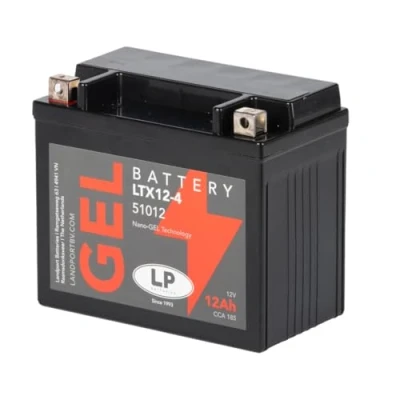 Abbildung von LANDPORT Batterie 12 V Ah (YTX12 BS) [wartungsfrei &amp; versiegelt] kompatibel für Aprilia, Honda, Suzuki