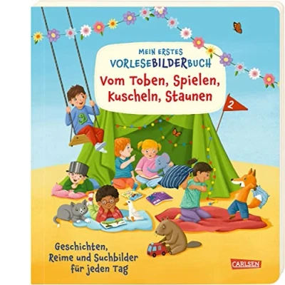 Abbildung von Mein erstes Vorlese Bilder Buch: Vom Toben, Spielen, Kuscheln, Staunen: Pappbilderbuch ab 2 Jahren mit Geschichten, Reimen und Suchbildern für die gemeinsame Vorlesezeit