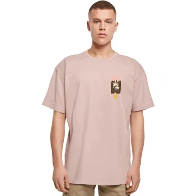 Abbildung von Merchcode Summer Icecream Heavy Oversize Tshirt print, Herren, Größe: Large, Duskrose