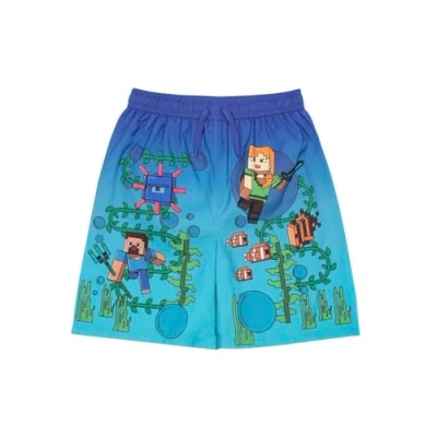 Abbildung von Minecraft Badeshorts Creeper Badehose