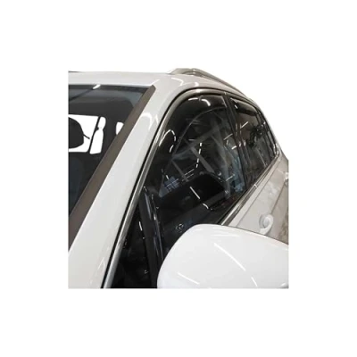 Abbildung von OMAC Windabweiser Regenabweiser kompatibel mit VW Tiguan 2016 2024 Dunkel Acryl 4tlg