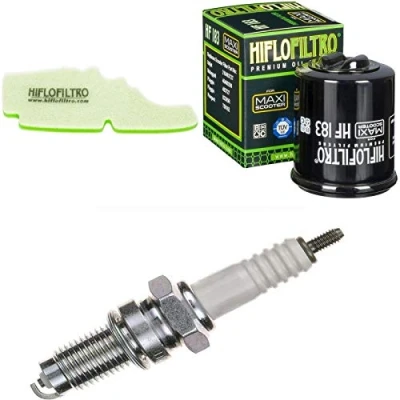 Abbildung von Luftfilter Ölfilter Zündkerze für Fly 125 Baujahr 2005 2011 Servicekit Wartungskit