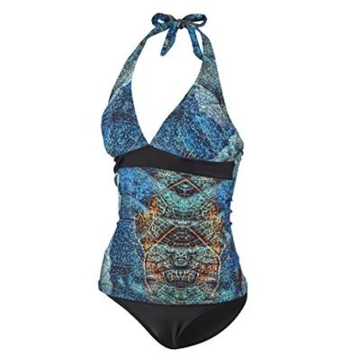 Abbildung von BECO Beermann Damen Tankini, C Cup Power of Nature, Petrol/Schwarz, 46