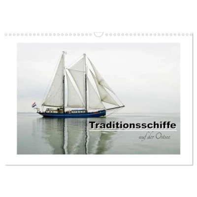 Abbildung von Traditionsschiffe auf der Ostsee (Wandkalender 2025 DIN A3 quer), CALVENDO Monatskalender