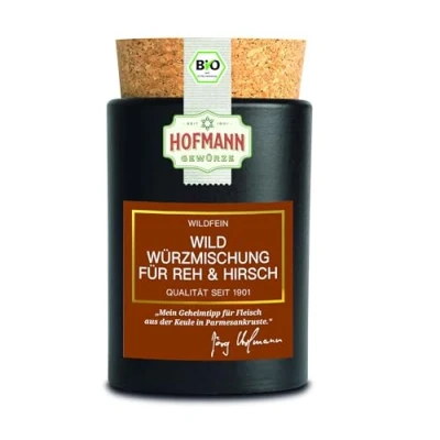 Abbildung von Hofmann Gewürze BIO Wild Würzmischung für Reh &amp; Hirsch, 45g