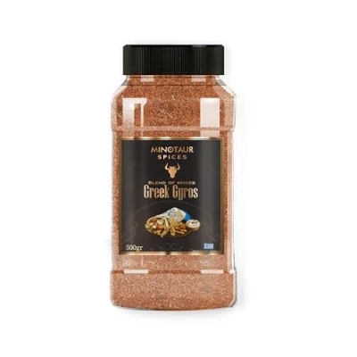 Abbildung von Minotaur Spices Greek Gyros Gewürz 500 g Gewürzmischung für Schweinefleisch in der Dose