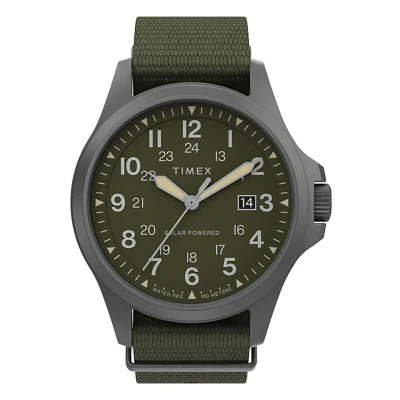 Abbildung von Timex Expedition North Field POST Solar Uhr, Herren, Größe: One Size, green