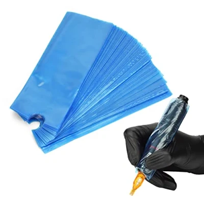 Abbildung von ATOMUS 200 Stück Einweg Tattoo Pen Sleeves Cover Bags Maschine Tasche Plastik Zubehör