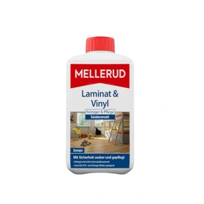 Abbildung von Mellerud Laminat Reiniger &amp; Pflege 1,0 L Vinyl und Designbodenreiniger