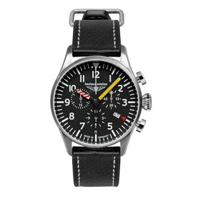 Abbildung von Bauhaus 2788 5 Herren Chronograph Aviation Automatik Schwarz