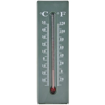 Abbildung von esschert design Gartenthermometer Thermometer Schlüsselversteck, Stück 1 tlg., Thermometer/Schlüsselversteck, Schlüsselversteck Wandthermometer Schlüsselbox