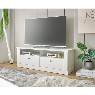 Abbildung von Home affaire Lowboard &quot;RAVENNA&quot;, im romantischen Landhausstil, Griffe aus Metall, Breite 132 cm