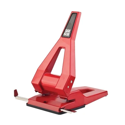 Abbildung von Locher SAX 608 Rot Metall 63 Blatt 1 Stk.