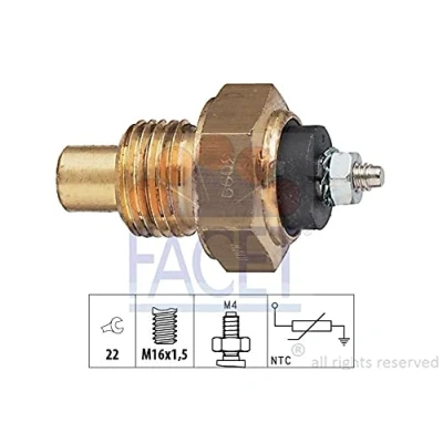 Abbildung von FACET 7.3099 Öltemperatursensor M16x1,5 Made in Italy OE Equivalent CITROËN: BX Schrägheck, ZX Schrägheck