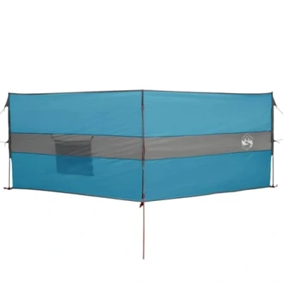 Abbildung von vidaXL Pavillon Camping Windschutz Blau 344x120 cm Wasserdicht