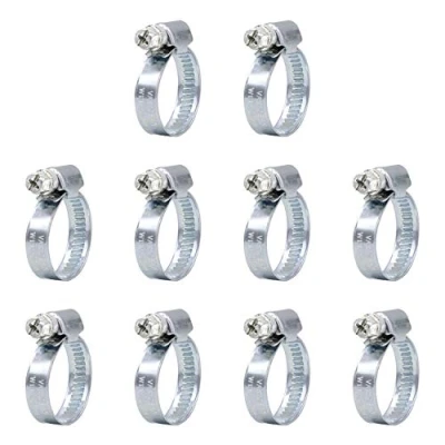 Abbildung von VARIOSAN Schlauchschellen Set 11077, 10 Stück, Spannbereich 16 27 mm, Bandbreite 9 W1
