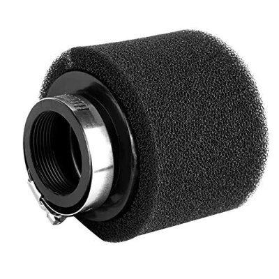 Abbildung von Akozon Filter Air Pod Intake Luftfilter Clamp Gummi Universal Doppelschicht Stahl für Motorrad Pit Dirt ATV 50ccm / 110ccm 125ccm 140ccm 150ccm 160ccmSchwarz (45mm)