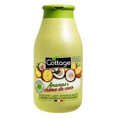 Abbildung von Feuchtigkeitsspendendes Duschgel mit Milch, Ananas und Kokosnussextrakt, 250 ml, Cottage