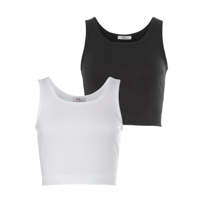 Abbildung von Flashlights Crop Top, (Packung, 2 tlg.), kurze Länge NEUE KOLLEKTION