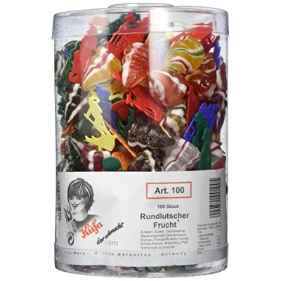 Abbildung von Küfa Rundlutscher Frucht 100 stück, 1.87 kg