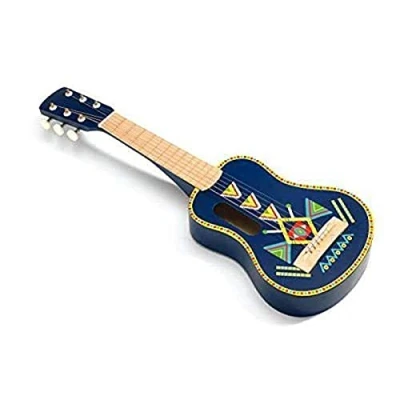 Abbildung von Djeco Guitarra 6 cuerdas metálicas Animambo Gitarre mit Metallsaiten (36024), bunt