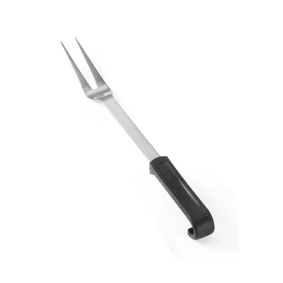Abbildung von HENDI Tranchiergabel 34,5 cm Edelstahl PP Griff schwarz, Fleischgabel