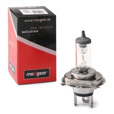 Abbildung von MAXGEAR 78 0008 Glühlampe, Fernscheinwerfer H4 12V 60/55W P43t 38 Halogen VOLKSWAGEN: Lupo / 3L, Fox Schrägheck, Beetle Schrägheck