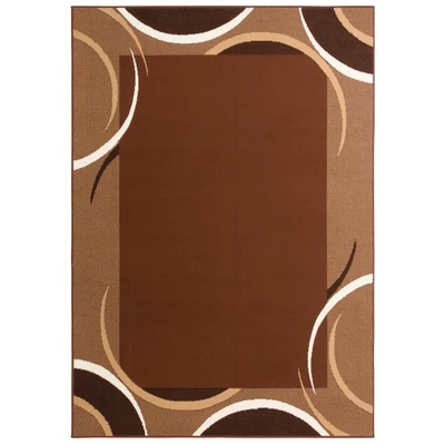 Abbildung von my home Teppich &quot;Noah&quot;, rechteckig, weiche Haptik, mit Bordüre, Kurzflor, verspieltes Design