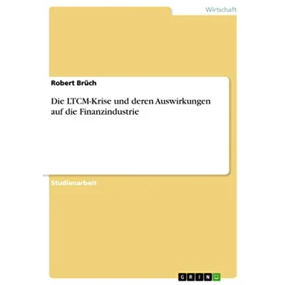 Abbildung von die LTCM Krise und deren Auswirkungen auf Finanzindustrie